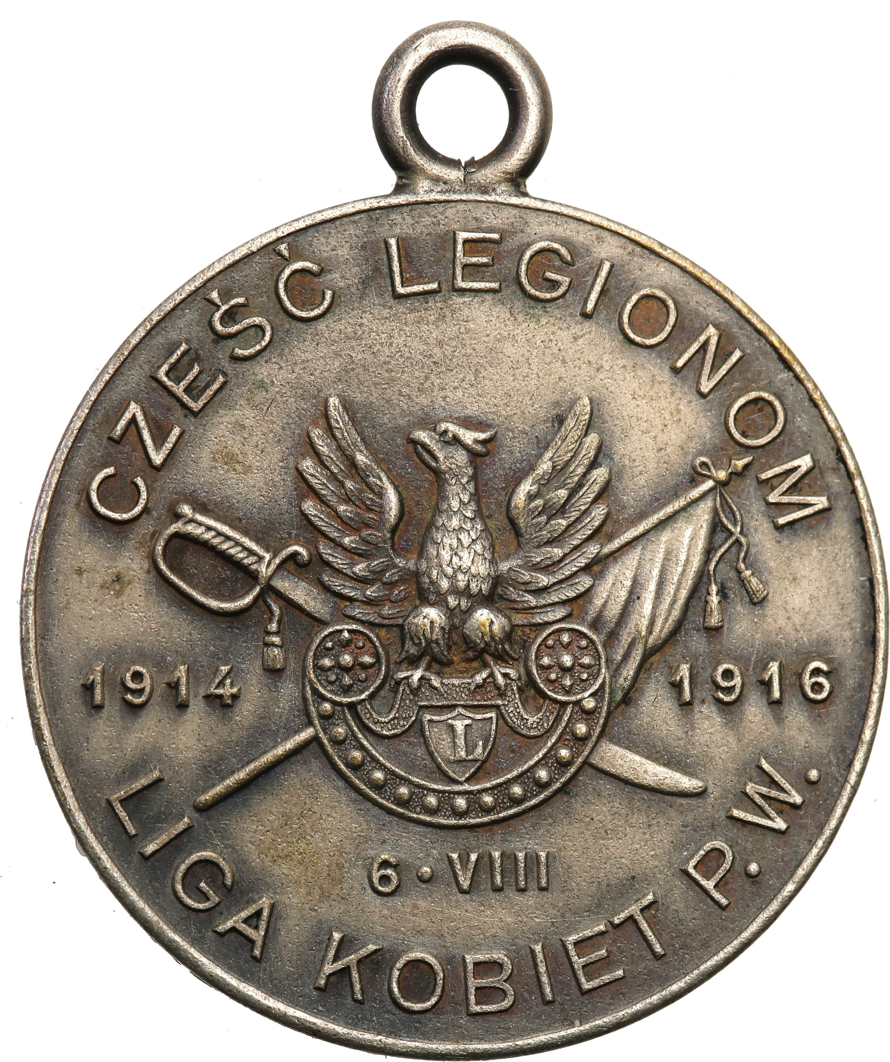 Polska. Liga Kobiet Pogotowia Wojennego 1916, srebro
